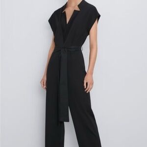 Zara Elegant Black Jumpsuit. *belt not included